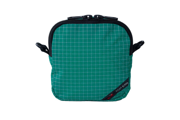 Cubelet in Kelpie (blue-green with white grid) 200 Halcyon